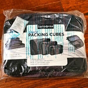 Samsonite Black and Grey Packing Cubes Set